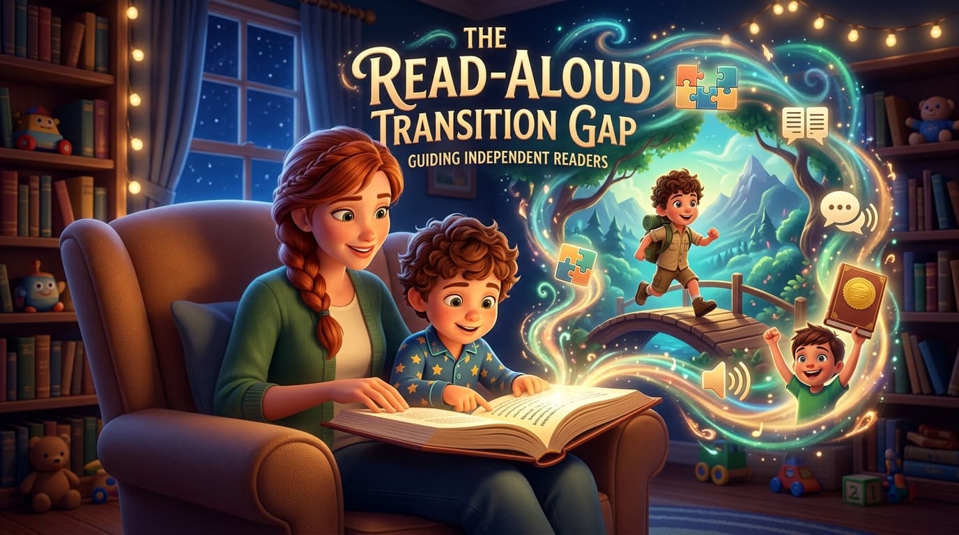 How to Transition Your Child from Read-Alouds to Independent Reading: 4 Steps